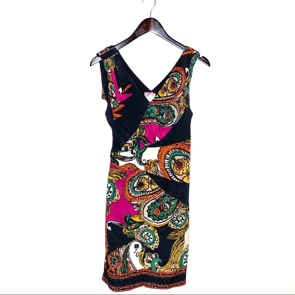 Yoana Baraschi Dresses & Skirts - Yoana Baraschi - Paisley Silk Sleeveless Dress